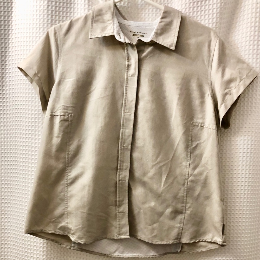 Royal Robbins 100% Coolmax XL campshirt- EUC